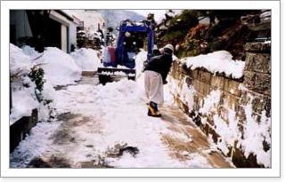 生活道路の除雪作業